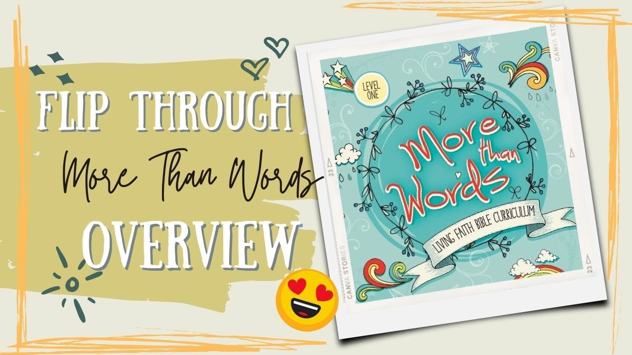 MASTERBOOKS MORE THAN WORDS LEVEL 1 FLIP THROUGH & OVERVIEW - YouTube