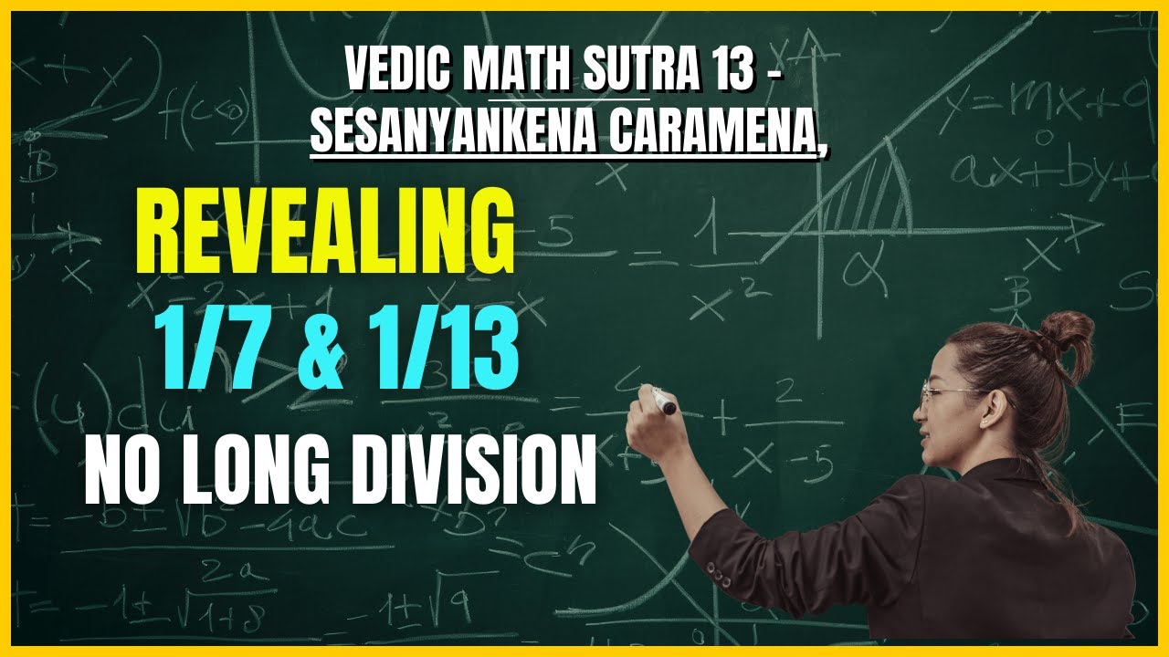 Vedic Sutra 13 | Vedic Maths for Exams  