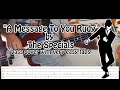 A message to you rudy the specials  bass cover with very  easy tabs