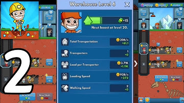 Idle Miner Tycoon: Mine &  Money Clicker Management - Gameplay Walkthrough Part 2 - (iOS, Android)