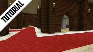 Minecraft: How to Build a Woodland Mansion Interior Floor 1 (Step By Step)