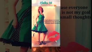 Haiku 18 | Be Yourself | Approval is NOT Required | Poetry | Think Big