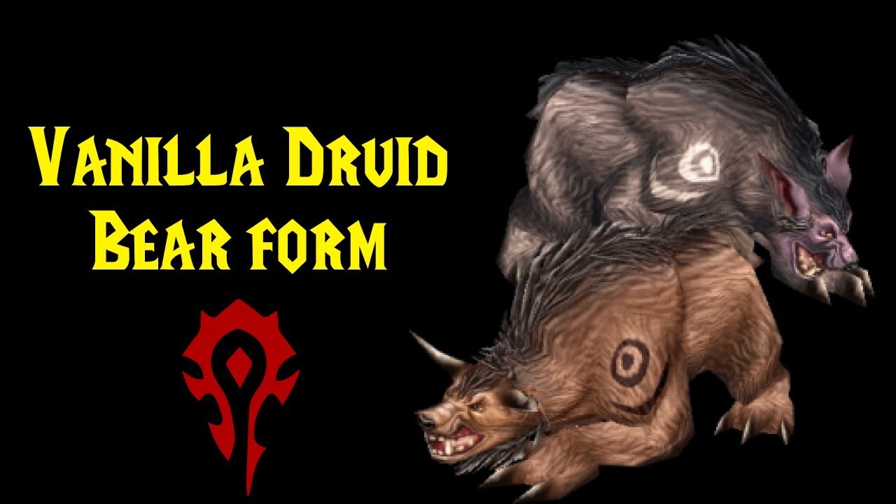 Wow Vanilla Druid Quest Bear Form Horde Youtube