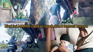 JUAALAN HARI INI DI TEMANI KAIZAN DAN MAMA BELI PERLAK UNTUK DI LAPAK