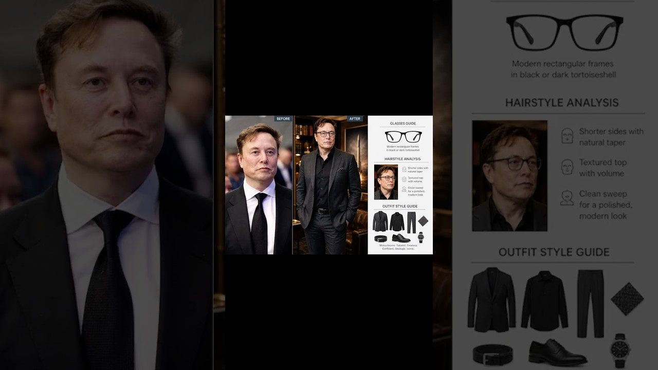 Elon Musk, styled by AI