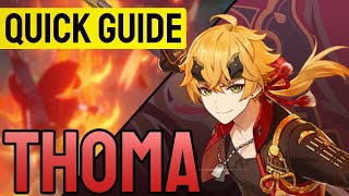 6 Minute Guide to Thoma | Genshin Impact