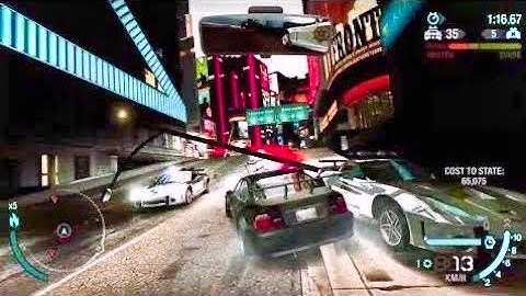 BMW M3 GTR | W2C MOD | Epic Police Chase | NFS World Map To Need For Speed Carbon