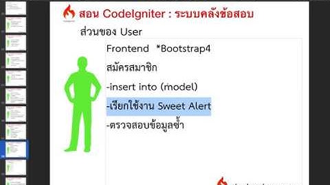 Ep.137 ระบบสมัครสมาชิก การติดตั้งและเรียกใช้งาน Sweet Alert ใน frontend (codeigniter)