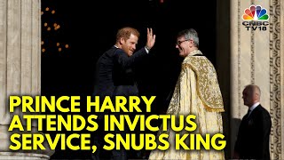 Prince Harry Attends Service Marking The 10th Anniversary Of UK Invictus Games | N18G | CNBC TV18