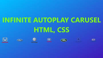 Infinite autoplay carousel html, css 💥 Clear infinite autoplay LOGO SLIDER