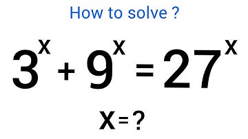 A Nice Exponential Problem