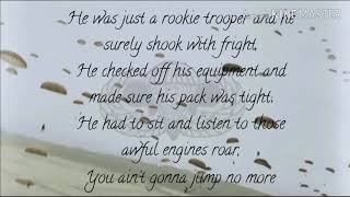 Video-Miniaturansicht von „Blood​ on​ the​ risers​ (Lyrics)​ | Paratrooper​s​ song“