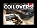 BC RACING Coilover Install - 2015 Ford Mustang Ecoboost Drift Car!