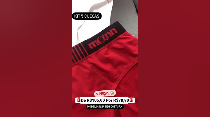 KIT 5 CUECAS EM PROMOÇÃO