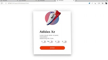 shoe card animation using html css javascript 🔥