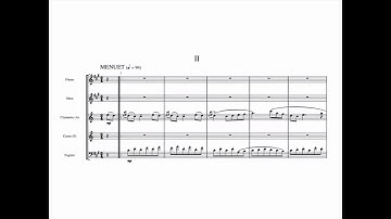 Carl Nielsen | Wind Quintet Op.43 II Menuet (with score)