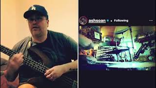 JohnnyOnBass ~ Slappin along to the amazing Ash Soan drum groove