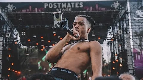xxxtentacion explain incident with fan in the crowd at Rolling Loud who he hit in the face.