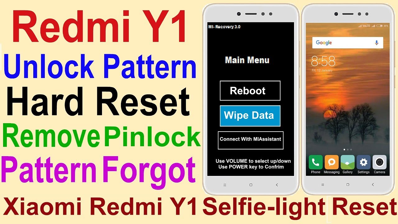 mobile phone locate on Redmi Y1