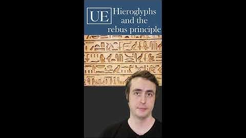 Hieroglyphs and the rebus principle  #shorts