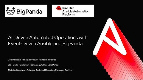 Lets talk! BigPanda and Event-Driven Ansible