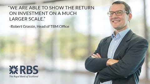 How TBM Supports Business Innovation at Royal Bank of Scotland