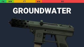 Tec-9 Groundwater - Skin Float And Wear Preview