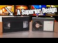 The vhs cassette was more clever than beta