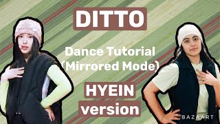 NEW JEANS Ditto- Dance Tutorial (HYEIN version)