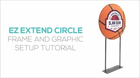 3 ft. Circle EZ Extend Tension Fabric Display