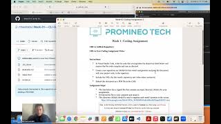 Promineo Tech Student: Week 1 Coding Walkthrough