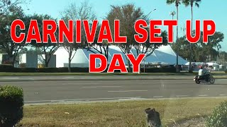 Day 1 Setup at Nativity 54th November Fest  Carnival | Rides, Tents & Prep!😁👍