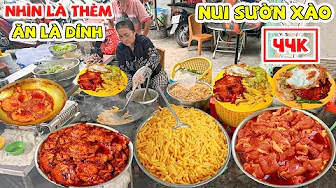 Super Dong Stir-fried Noodles with Ribs 44K Hidden in an Alley, Just Looking at It Will Make You ...