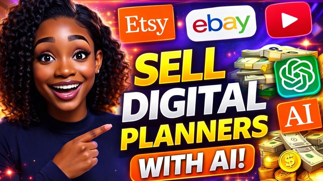 How To Create & Sell Ai Powered Digital Planners on Etsy & Gumroad Make ...