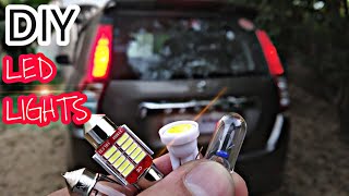 Installed LED Cabin & Number plate lights in my WagonR | Do It Yourself | Mantastic Vlogs