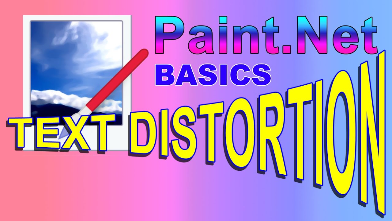 Paint.Net Text Distortion Effect - Curved Text And More!