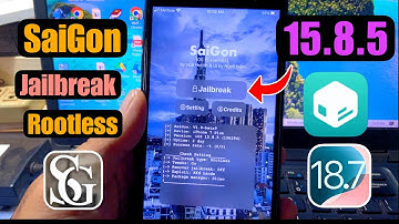 NEW Jailbreak SaiGon iOS 15.8.5 - iOS 15 got successful No Computer | (iOS 18.7 work soon)