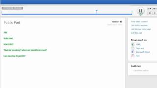 EtherPad screenshot 3