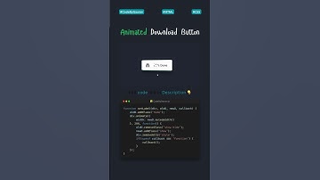 🔥Animated Download Button for Website UI