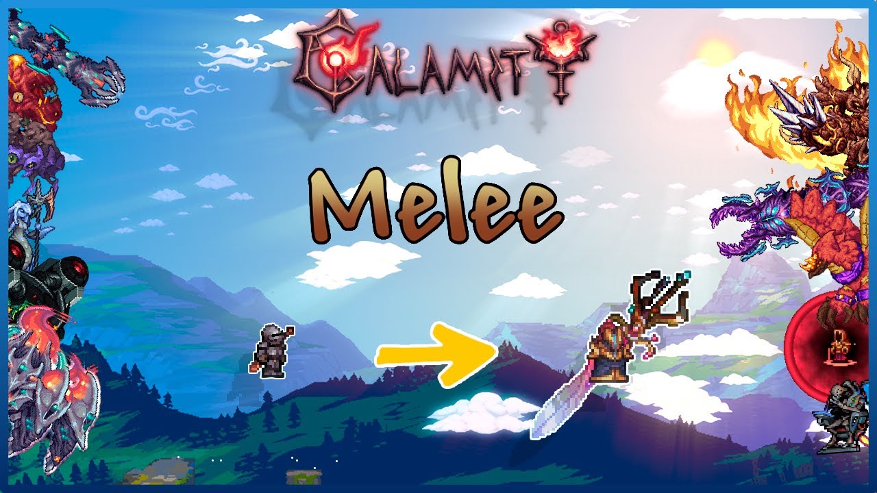 Terraria Calamity Progresión Melee Completa YouTube