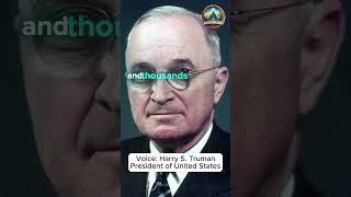 President Truman Speech after bombing Japan