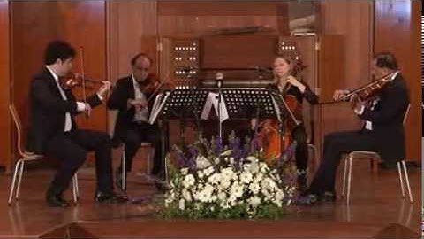 Felix Mendelssohn, String Quartet in F minor op.80 mvt.1: Allegro vivace assai