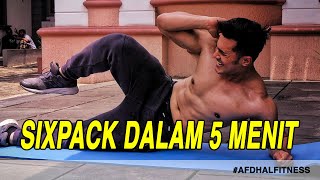 MEMBENTUK PERUT SIXPACK 5 MENIT DIRUMAH (TANPA ALAT) II HIT TRAINING