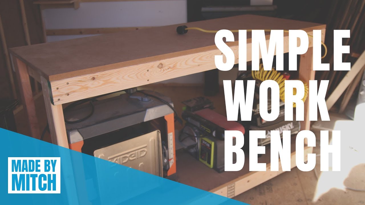 How to build a Workbench with 2x4's - YouTube