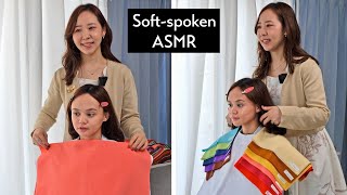 (ASMR) I Took My Subscriber to Personal Color Analysis by Japanese Pro in Tokyo | Soft-spoken