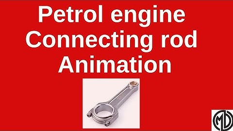 Petrol engine Connecting rod Assembly animation