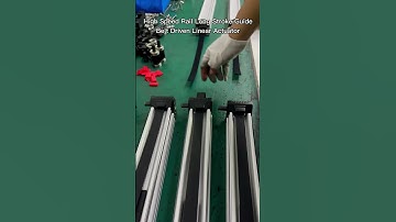 DIY High Speed Rail Long Stroke Guide Belt Driven Linear Actuator