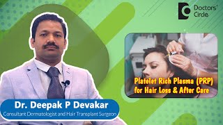 Scalp Hair Restoration using Platelet Rich Plasma #hairloss - Dr. Deepak P Devakar | Doctors' Circle