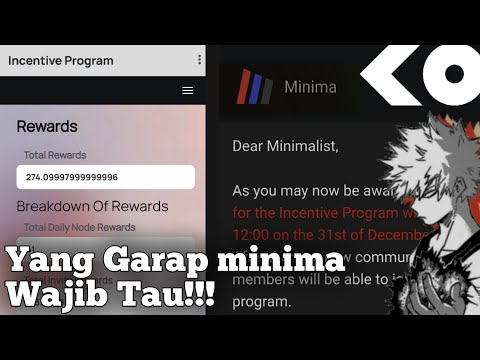 UPDATE TERBARU MINIMA!! info airdrop mining token blockchain minima terbaru