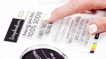 Wishing You Well Stamp Set | Ideas and Inspiration | Scrapbook.com